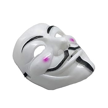 Amazon.co.jp: アノニマス マスク コスプレ ハロウィン 仮面 お